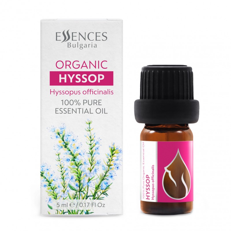 Organic Hyssop - 100% pure and natural esssential oil (5ml)